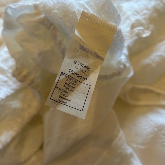 La Petite Ourse Vintage Christening Onesie Outfit Size 18 Months New With Tag - Picture 4 of 8